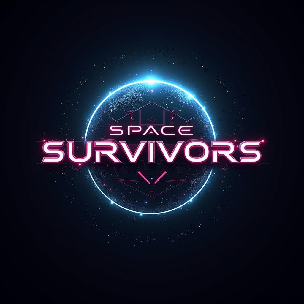 Futuristic Cyberpunk Team Logo for Space Survivors