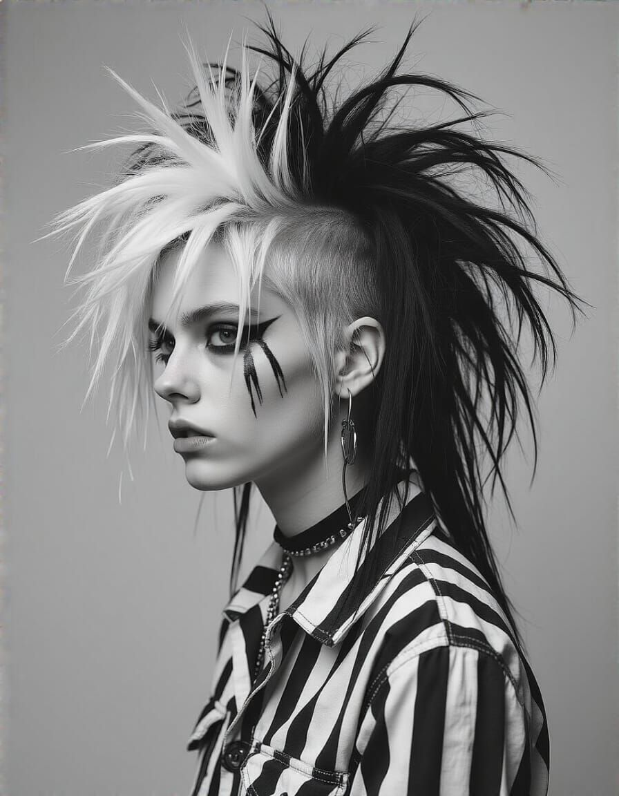 Chaotic Frosted Hair: A 90s Nostalgia Nightmare