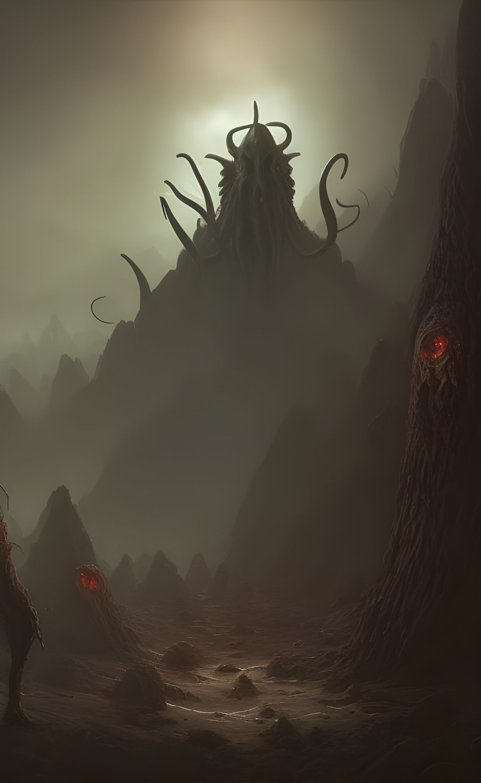Cthulhu's Post-Apocalyptic Cosmic Horror Landscape