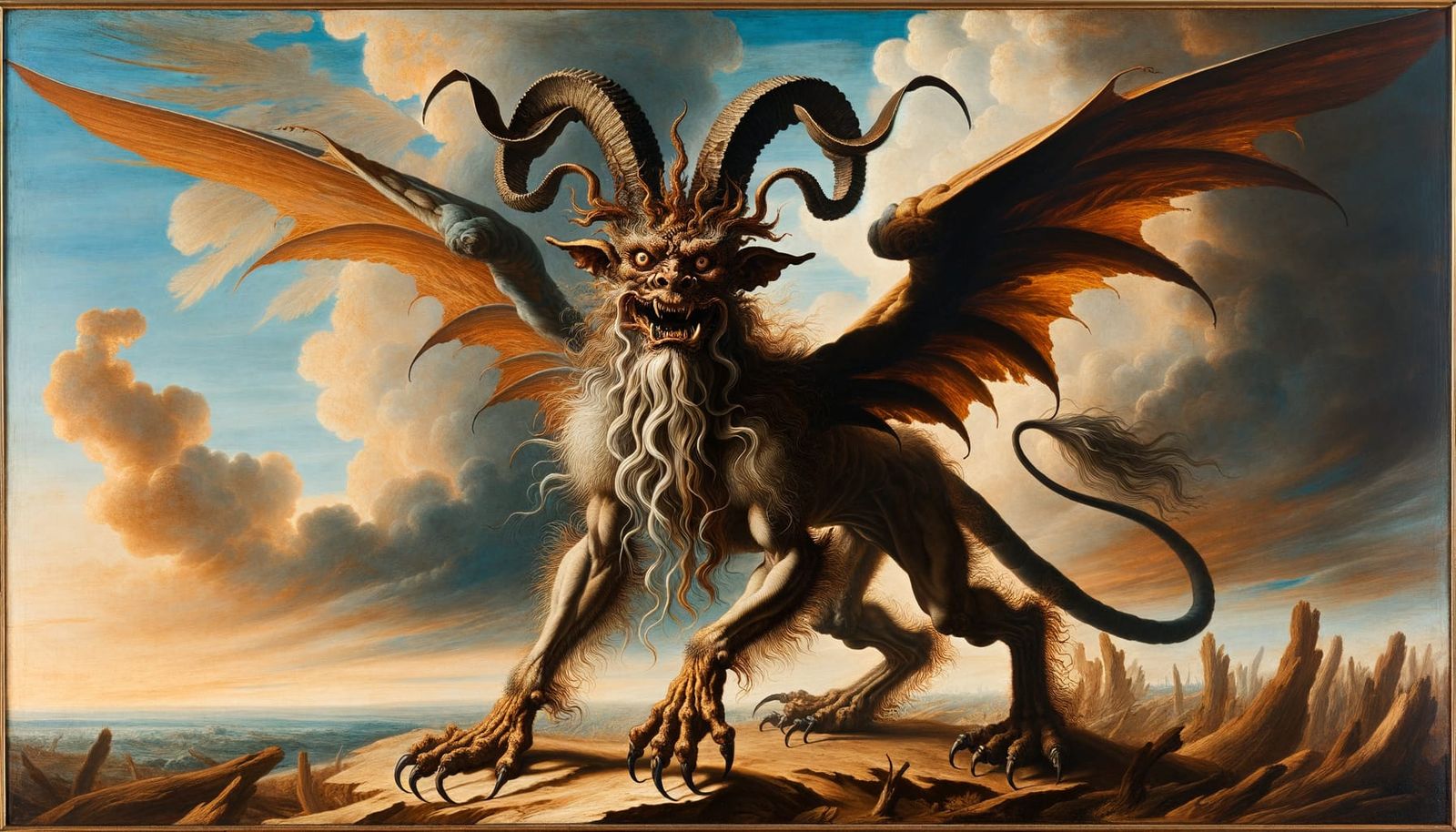 Pazuzu, the Mesopotamian king of wind demons.