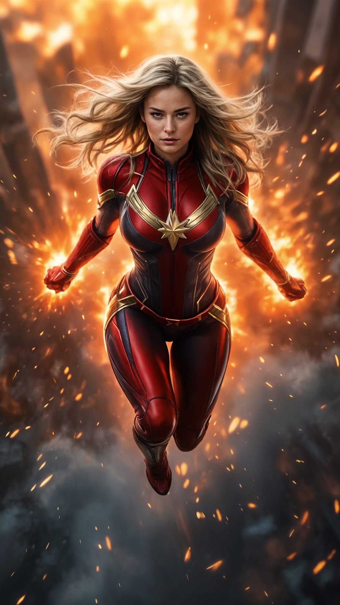 Dynamic Superheroine Costume Evolution in Comic Book Art