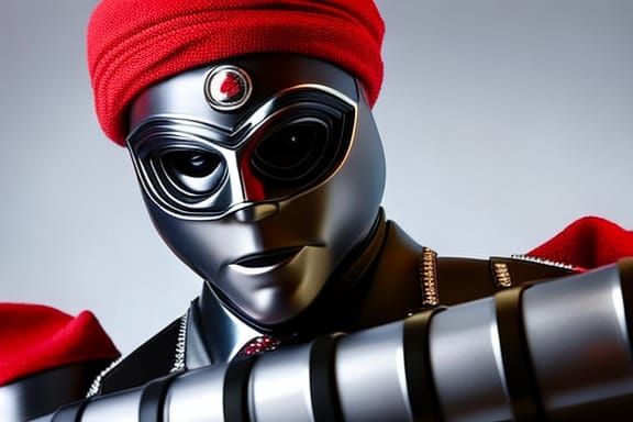 Gingerbread Man Bank Heist in Photorealistic Style