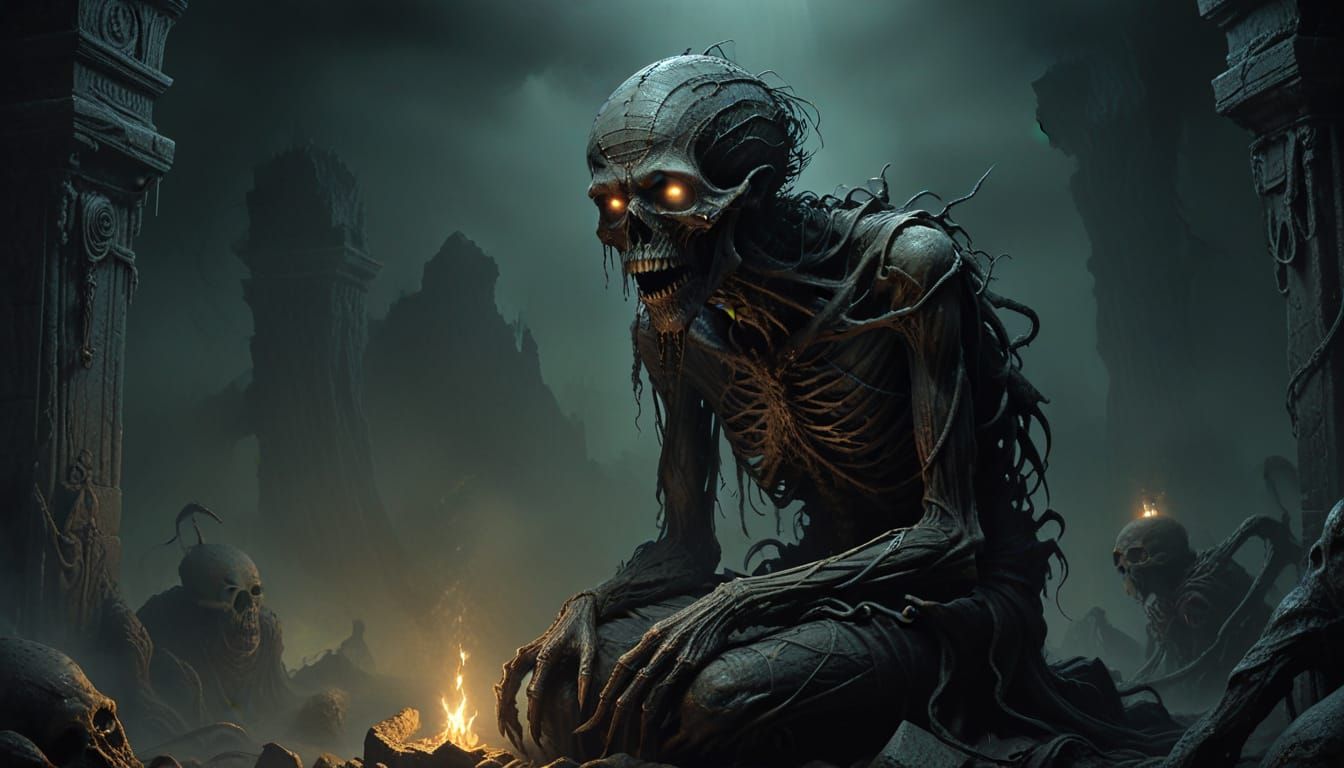 Twisted Mummy Awakens in Parisian Tomb