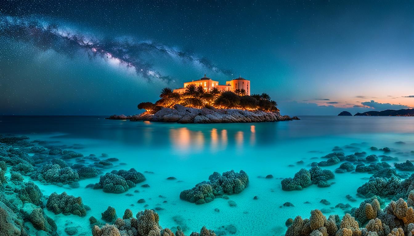 Tropical Azure Dome Night Photography