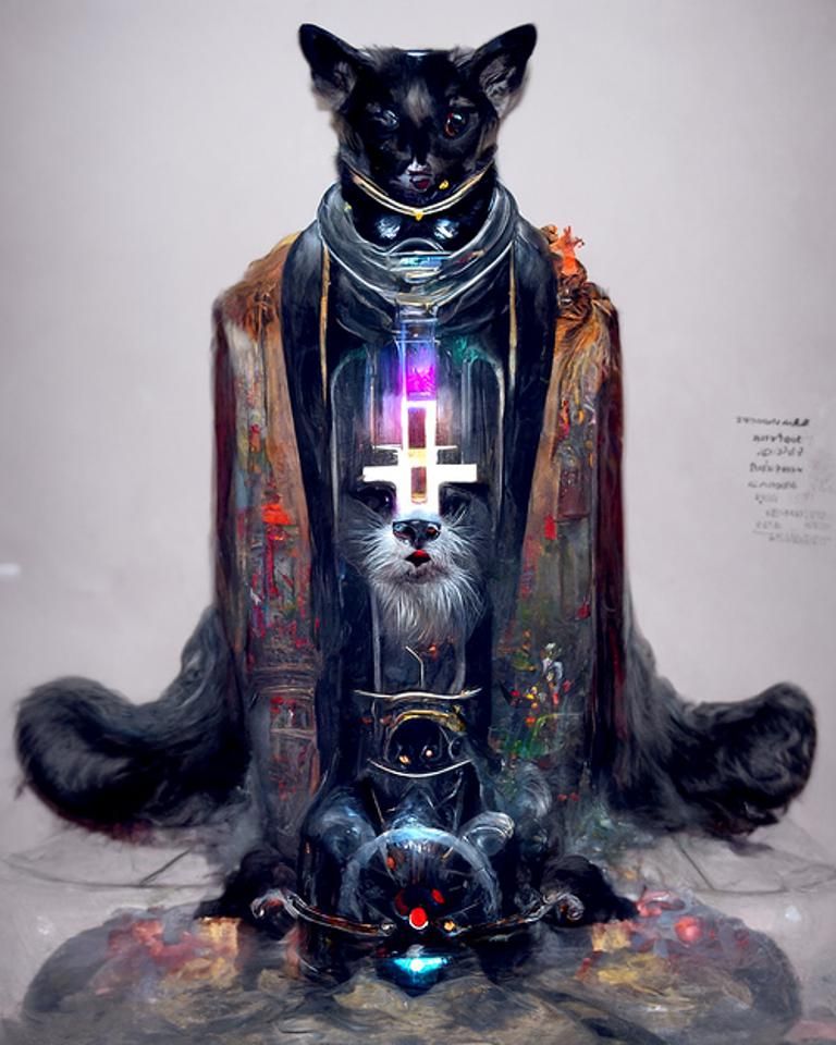 Cat Vicar in a Fantastic Style