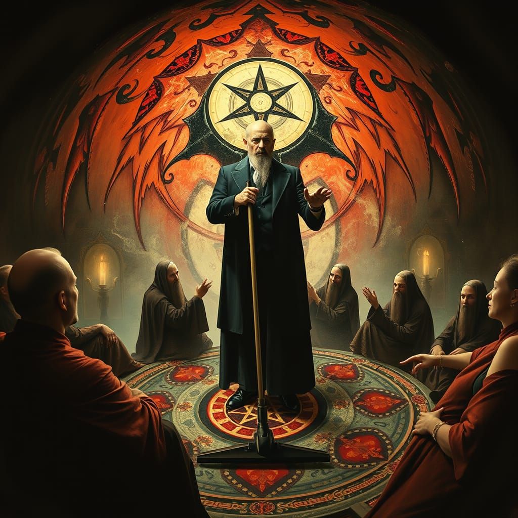 Satanic Summoning Circle with Anton LaVey and Vacuum