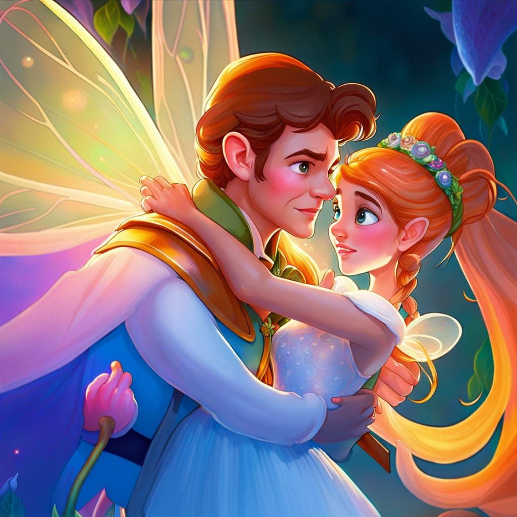 Thumbelina and Prince Cornelius: A Disney Romance