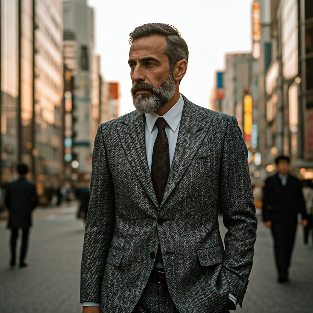 Italian Geologist Strolls Shibuya in Golden Sunset