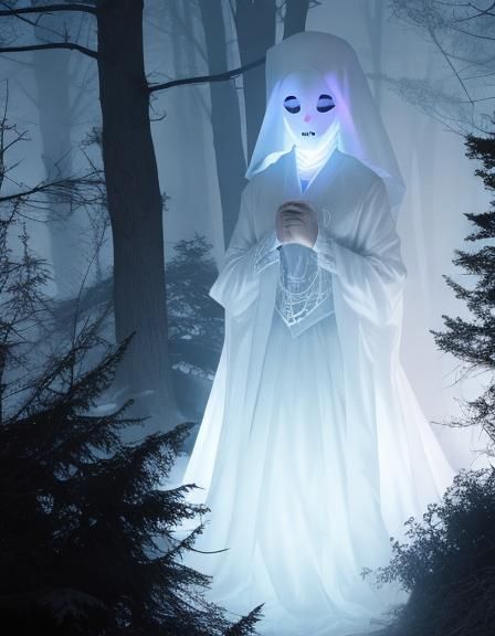 Ethereal Ghostly Figure