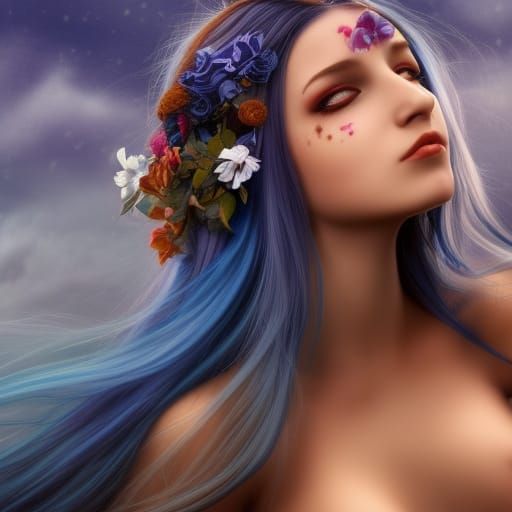 Goddess Kissing Devil: Fantasy Concept Art