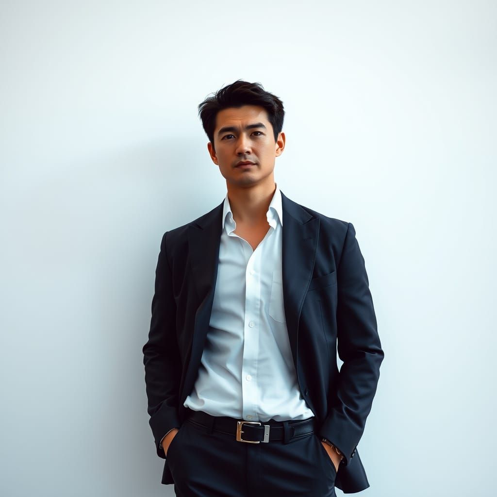 Chinese Man Resembling Tom Cruise in 4K