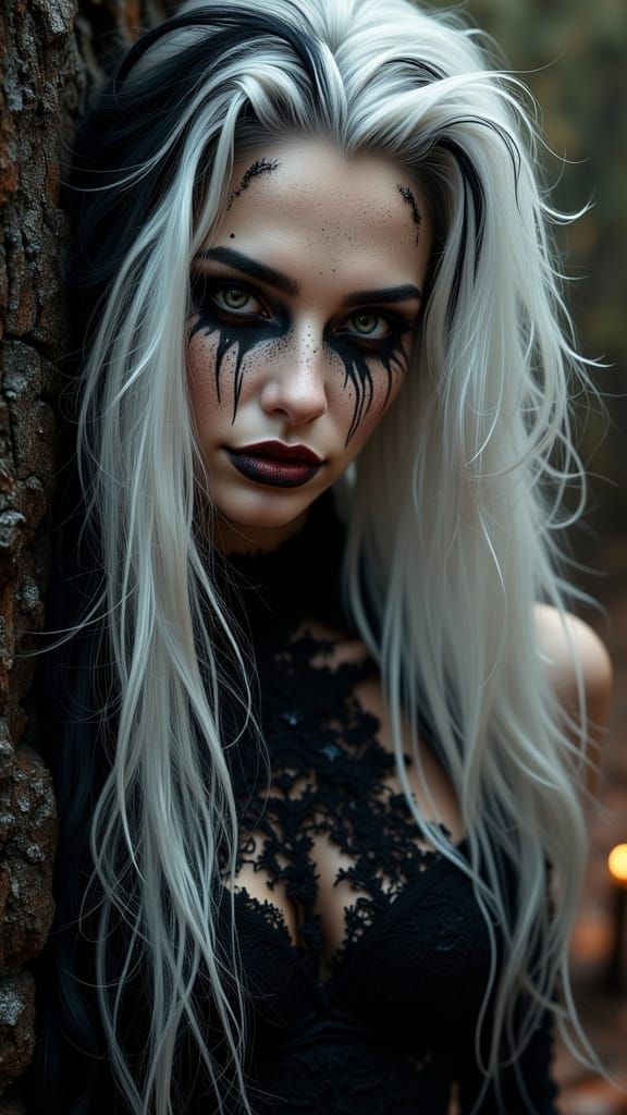 Sinister Vampirella and Alucard in Gothic Mansion