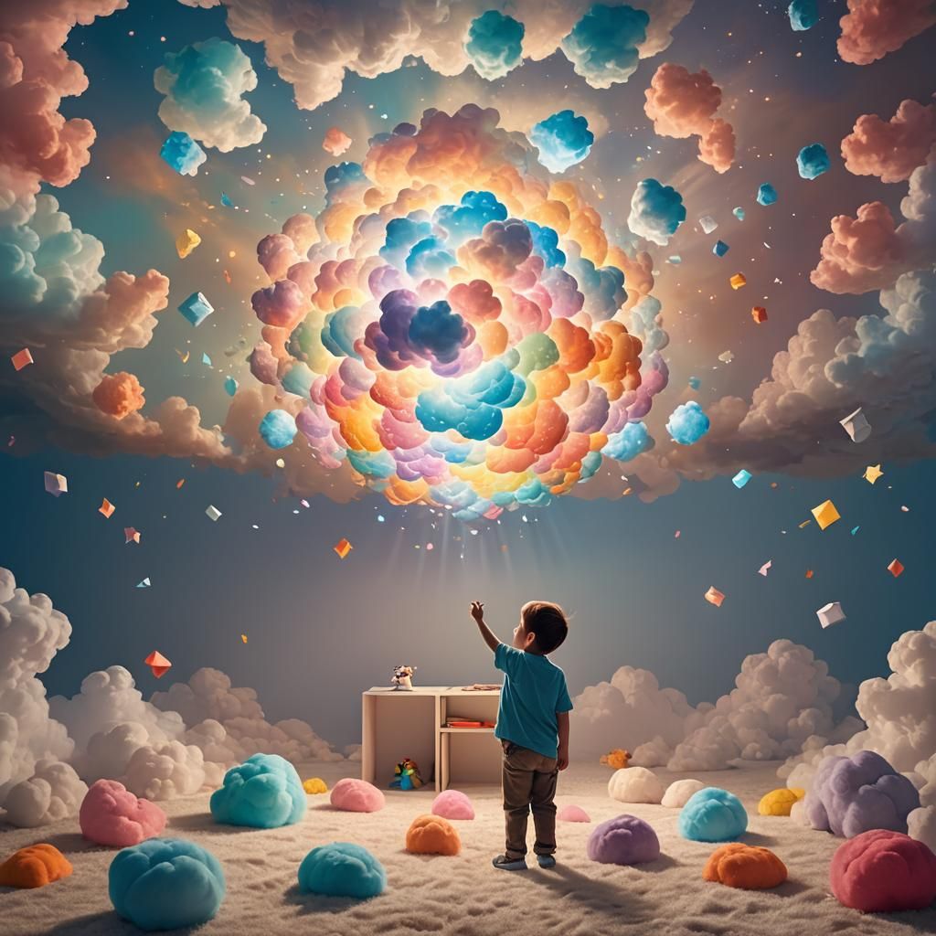 Child's Imagination: A Sentimental Light Cube