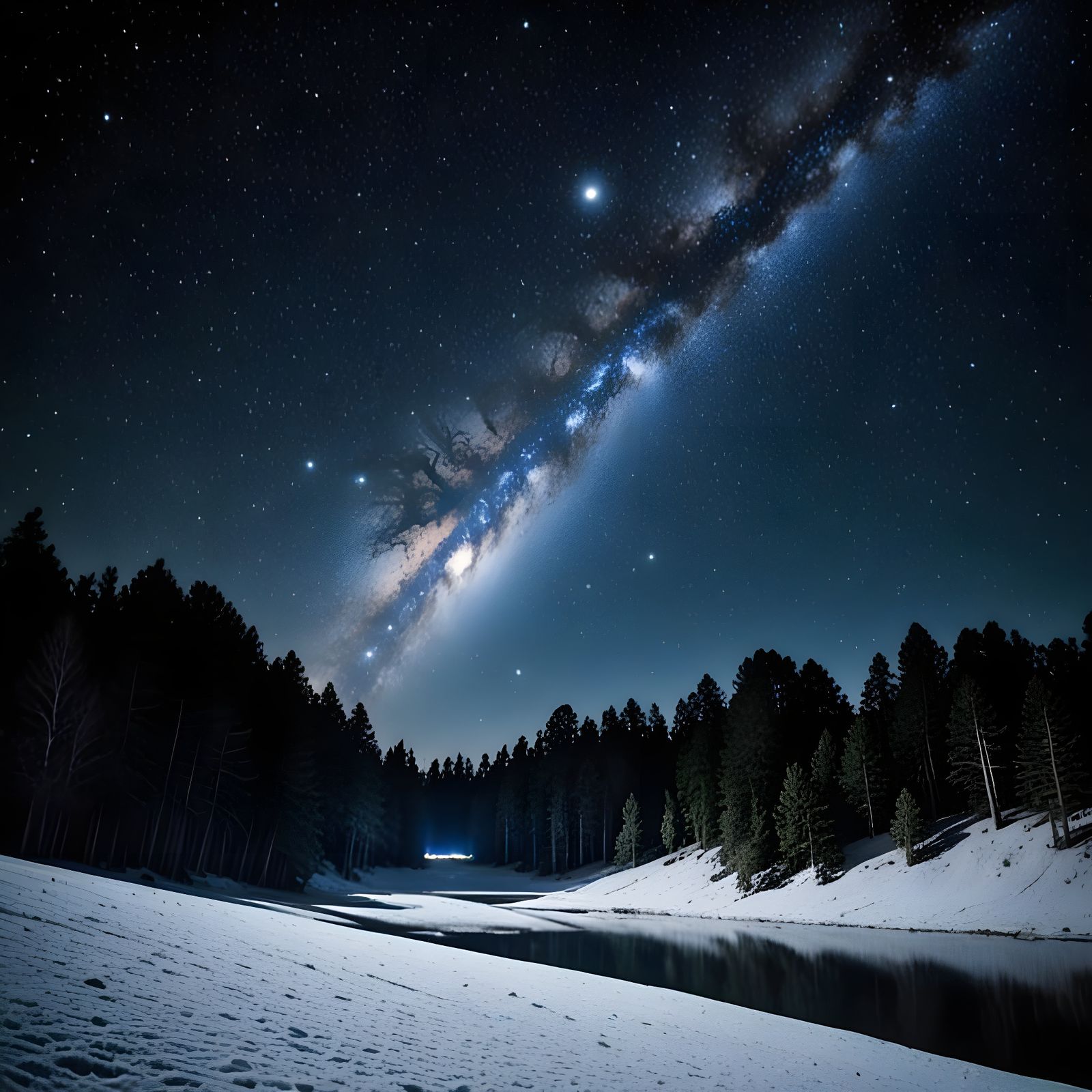 Cosmic Landscape in Professional Photography Style