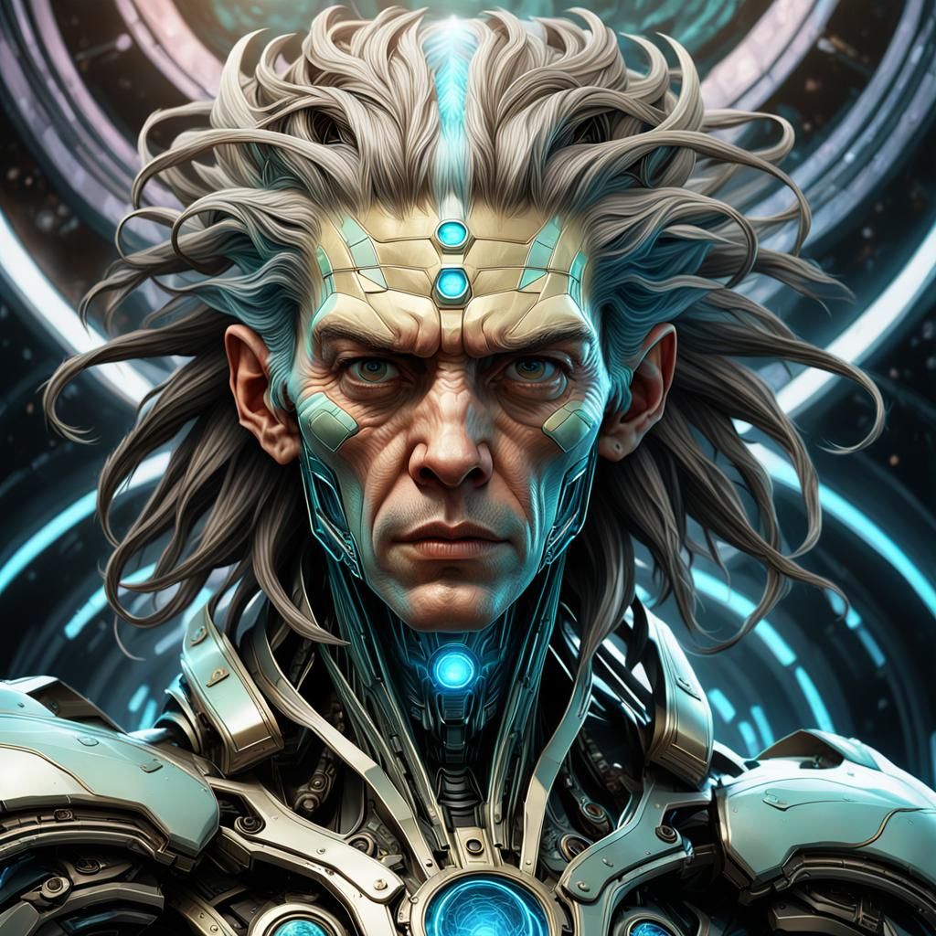 Angelic Extraterrestrial Seraphim Portrait in Hyperdetailed ...