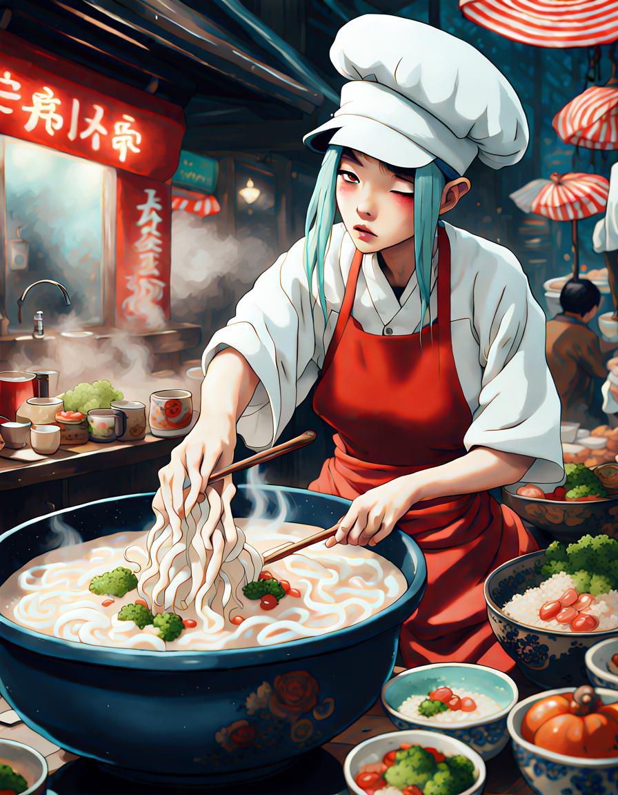 After 12h of no sleep you become ramen yourself!