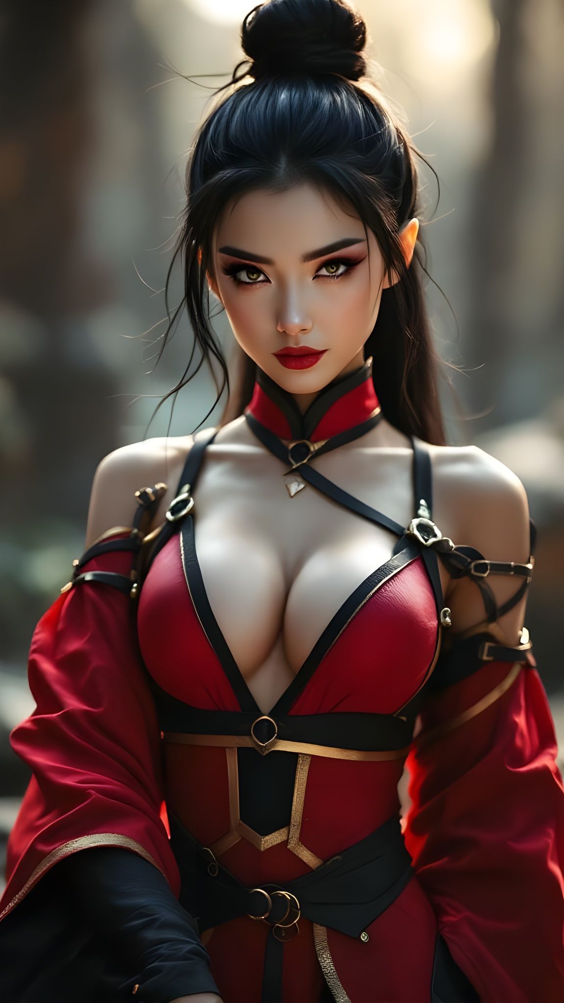 Azula Cosplay: Fire Nation Warrior Woman