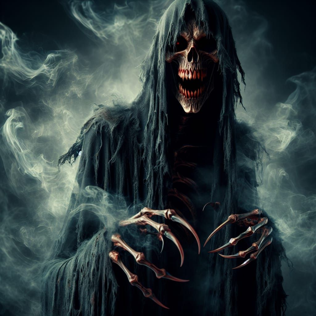 Skeletal Terror in the Shadows