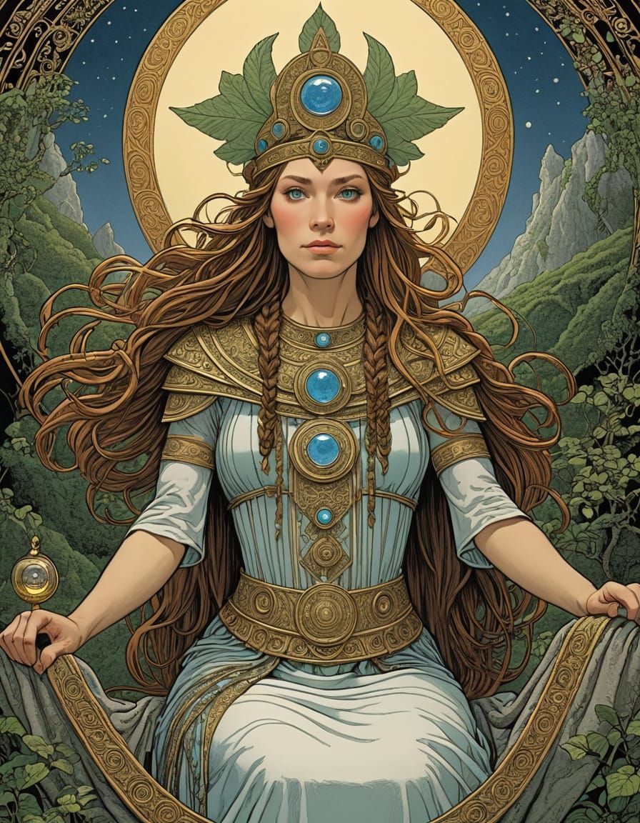 Frigg's Divine Maternal Love in Norse Mythology