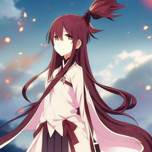 Linh Song Anime Key Visual Portrait