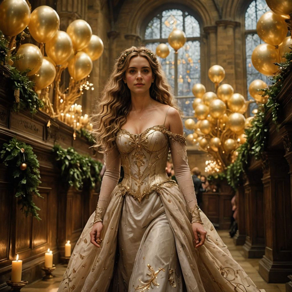 Hogwarts Grand Hall Shines for Yule Ball in Elegant Style