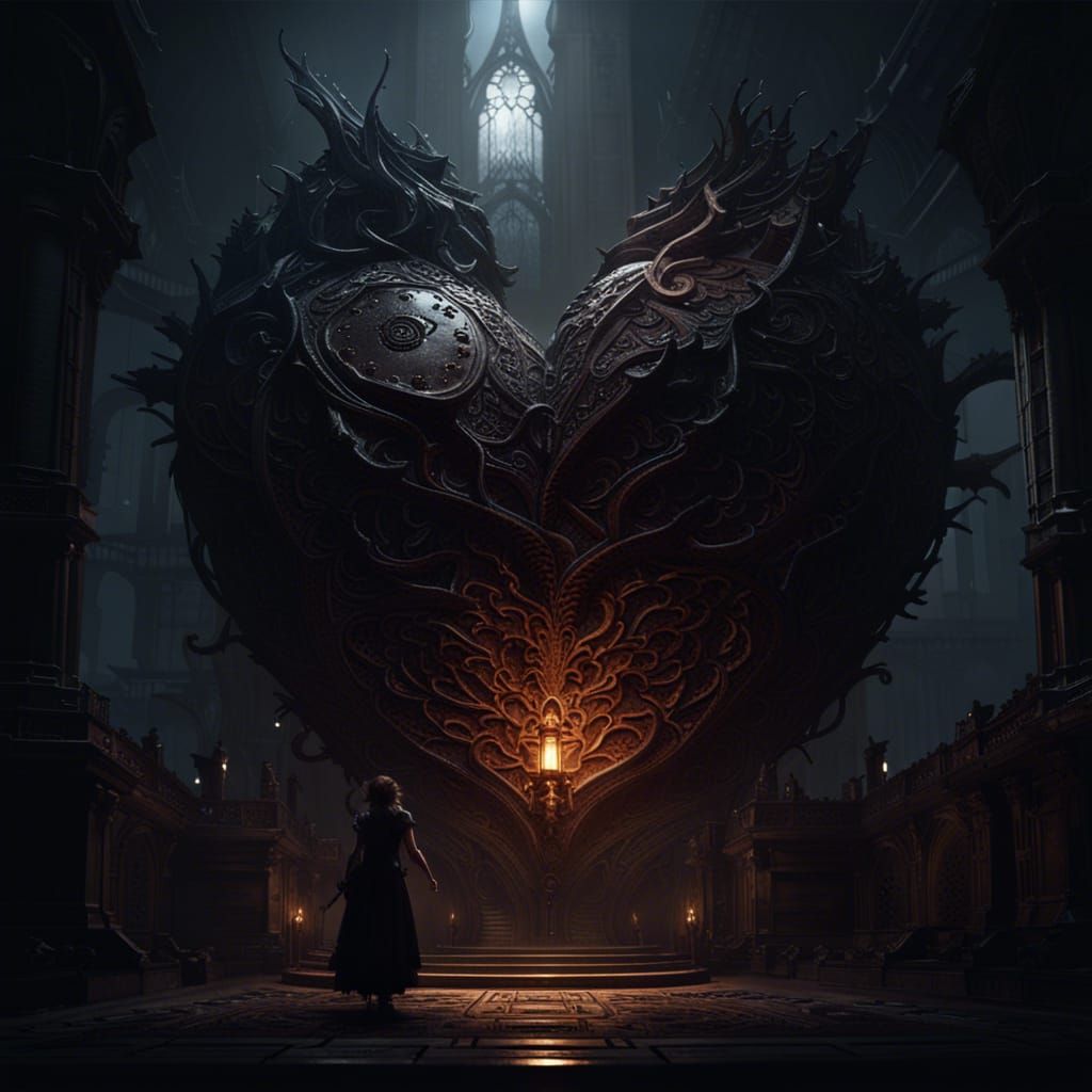 Dark Fantasy Masterpiece with Dynamic Lighting