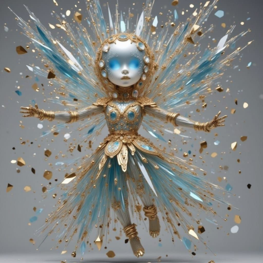 Ethereal Marionette Dance with Shattered Crystal