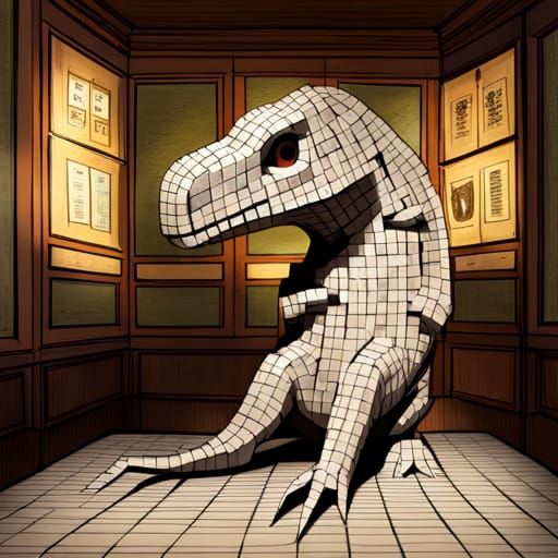 Crossword T-Rex: A Novel Dinosaur Concept