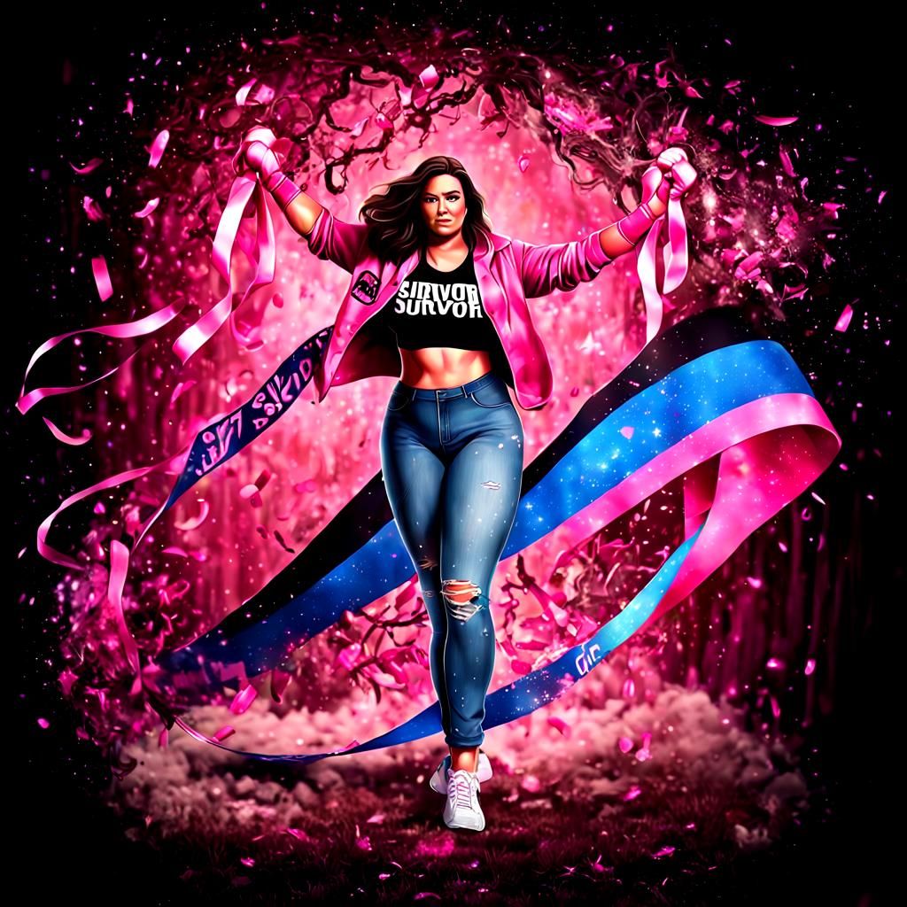 Survivor: Fight Like A Girl in Hyperrealistic Style