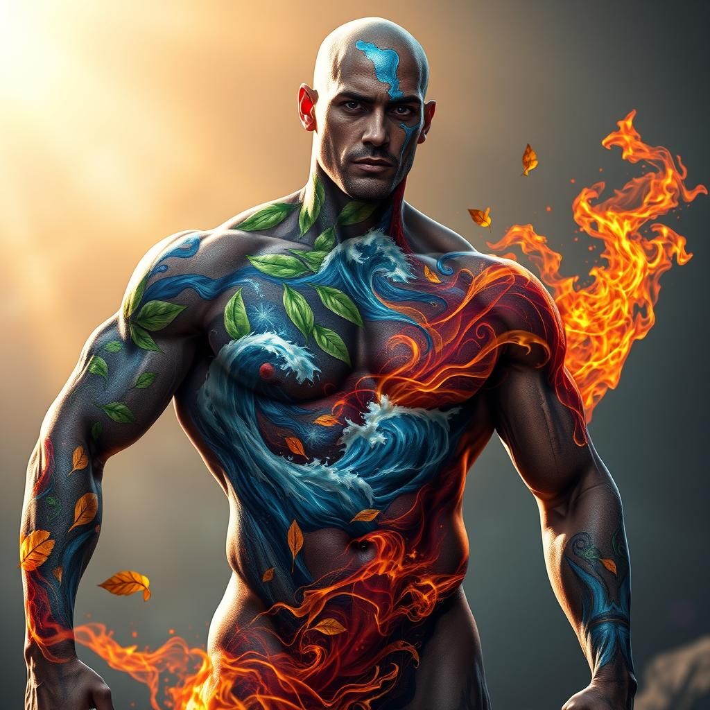 Elemental Body Art in Unreal Engine 5