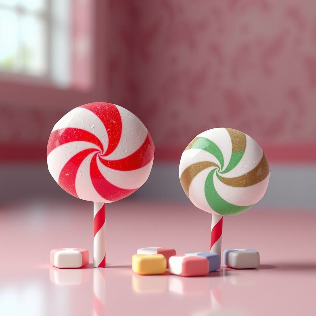 Vibrant Anime Poster Art in Shining Plastic