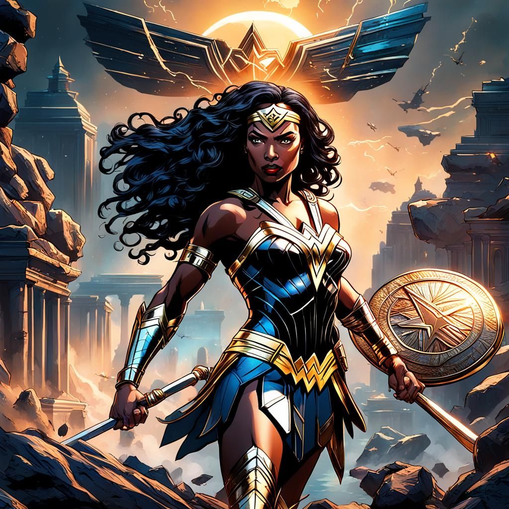 Majestic Nubia Comic Book Cover Art
