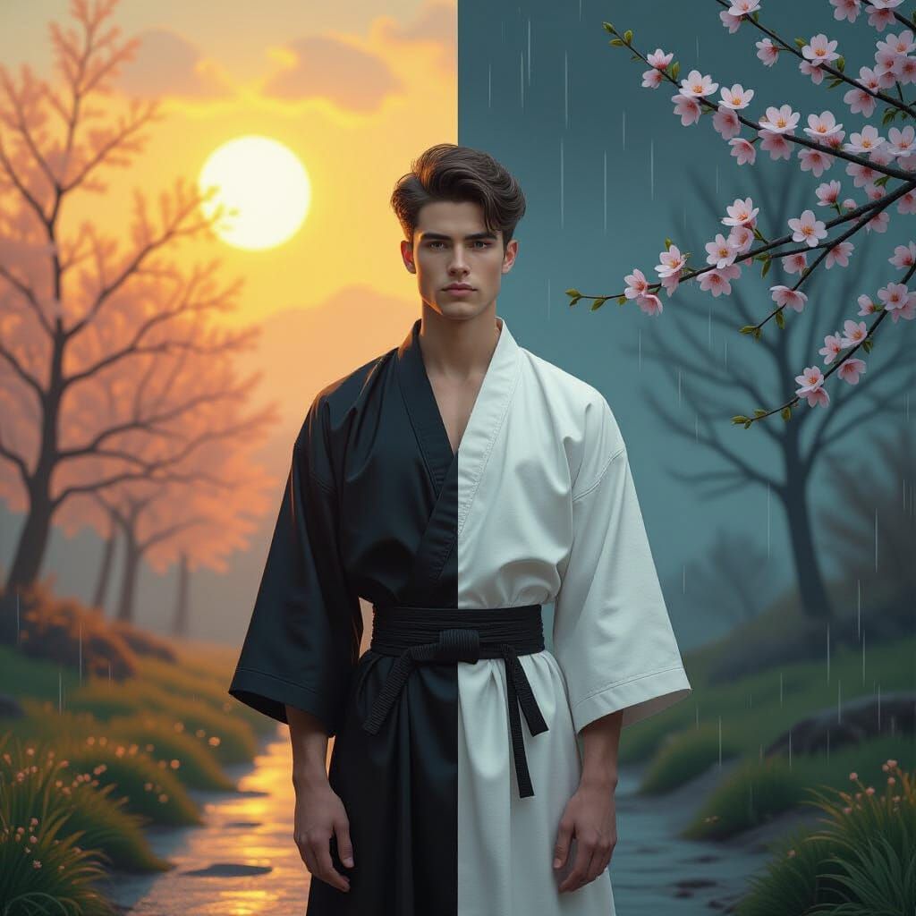 Dichotomous Figure in Contrasting Landscapes