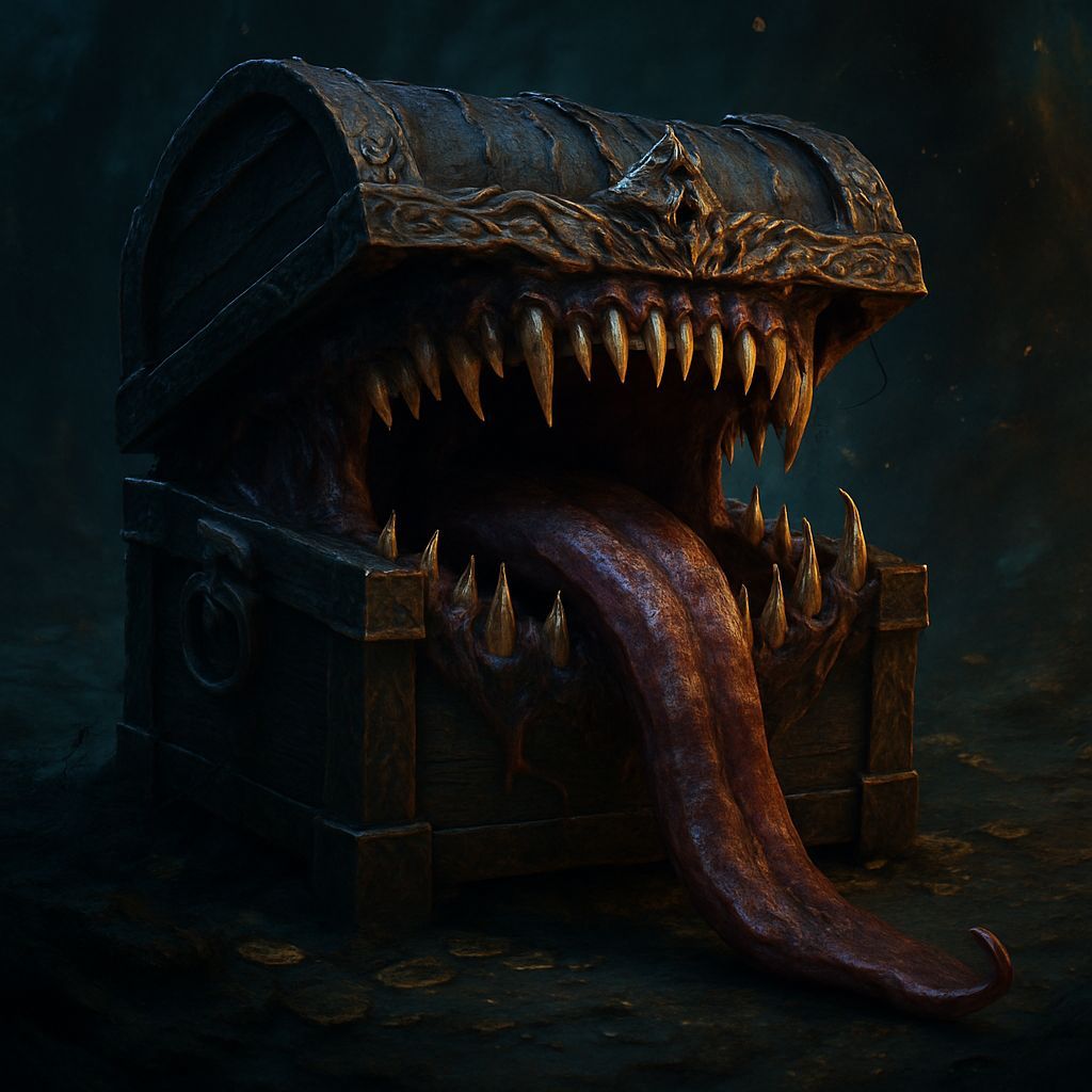 Vicious Monster Mimic Treasure Box