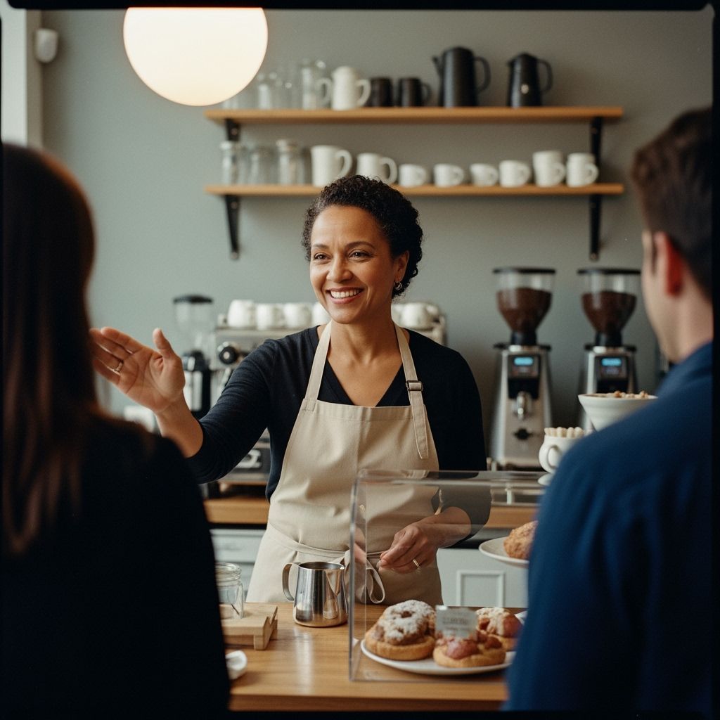 Cozy Coffee Shop: A Warm Welcome in Film Style