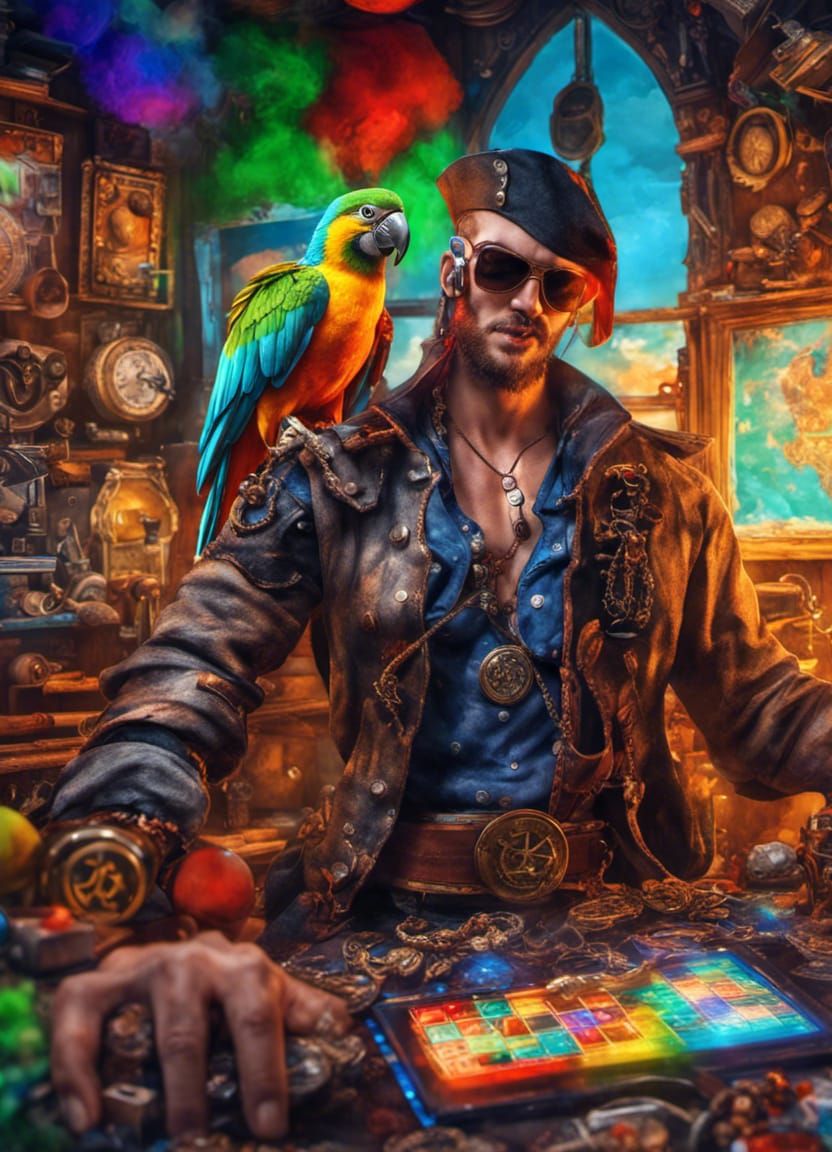 Modern Day Pirate gambling away Cryptos