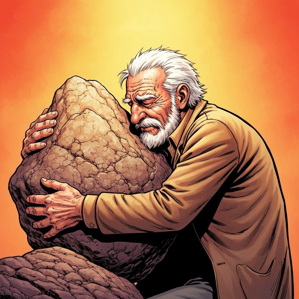 Geologist's Affection for Detailed Rock Specimen