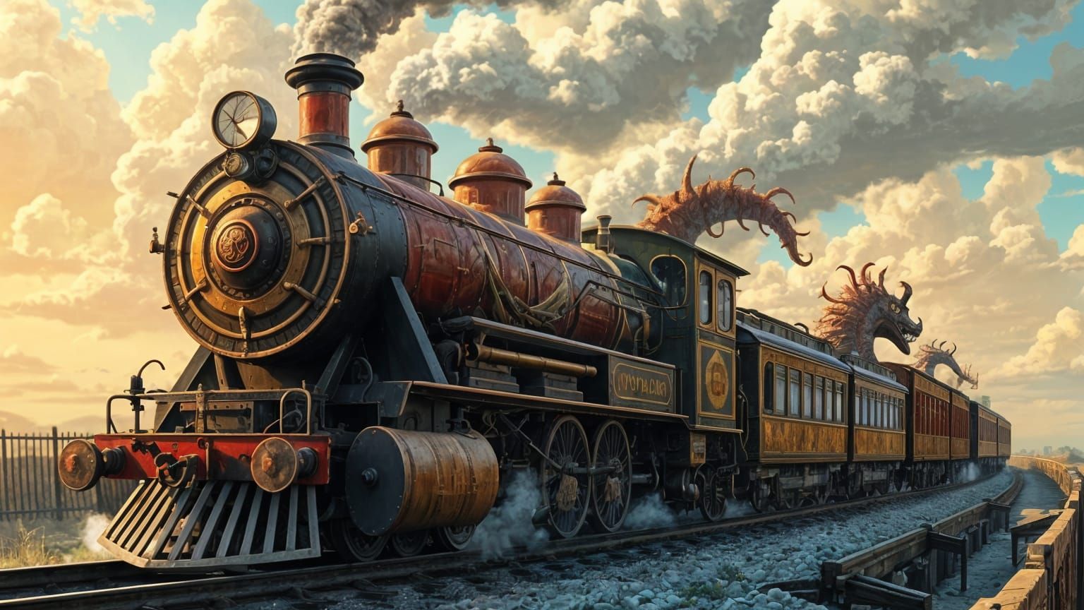 Steam Train Unleashes Epic Monster Carriages in Cinematic An...