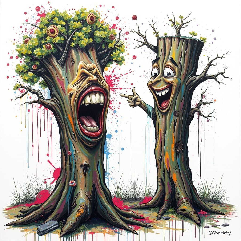 Trees of Sorrow in Urban Decay