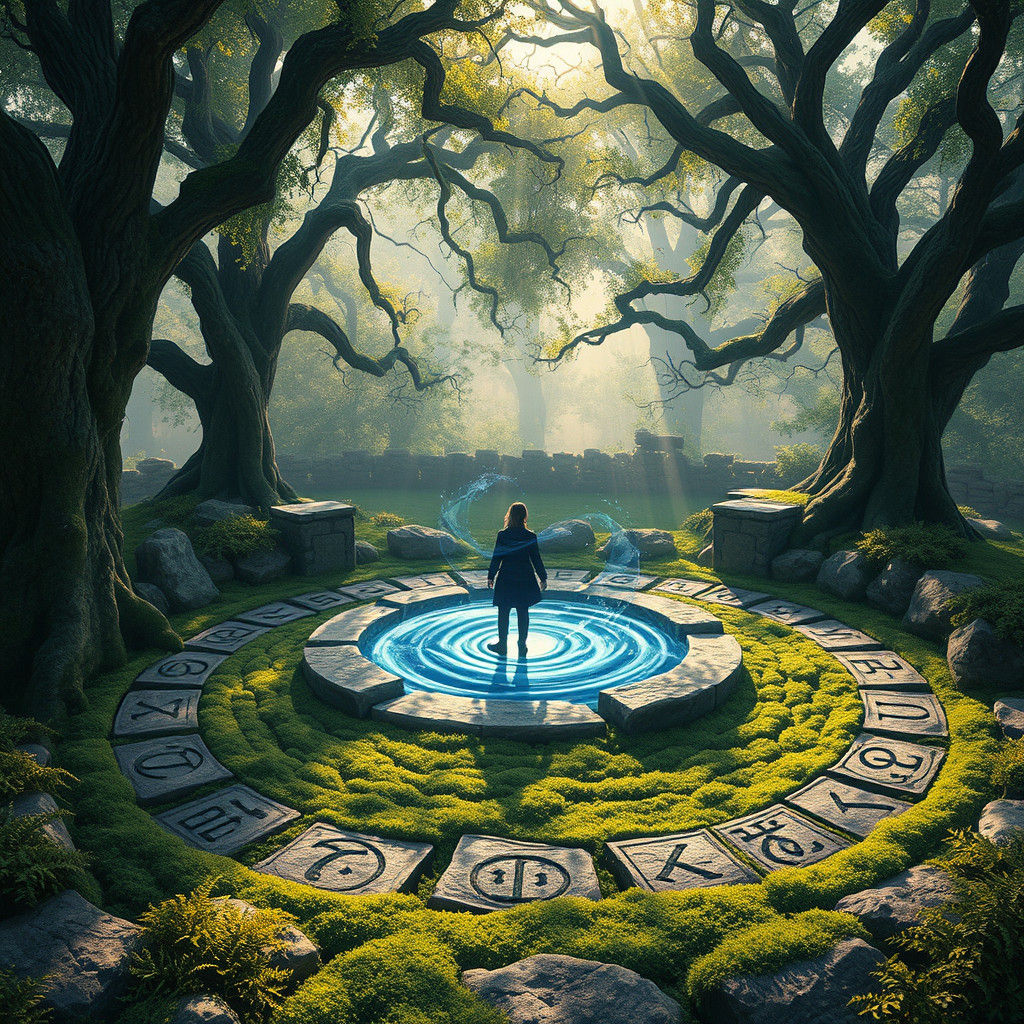 Whispers of Ancient Magic in Emerald and Gold