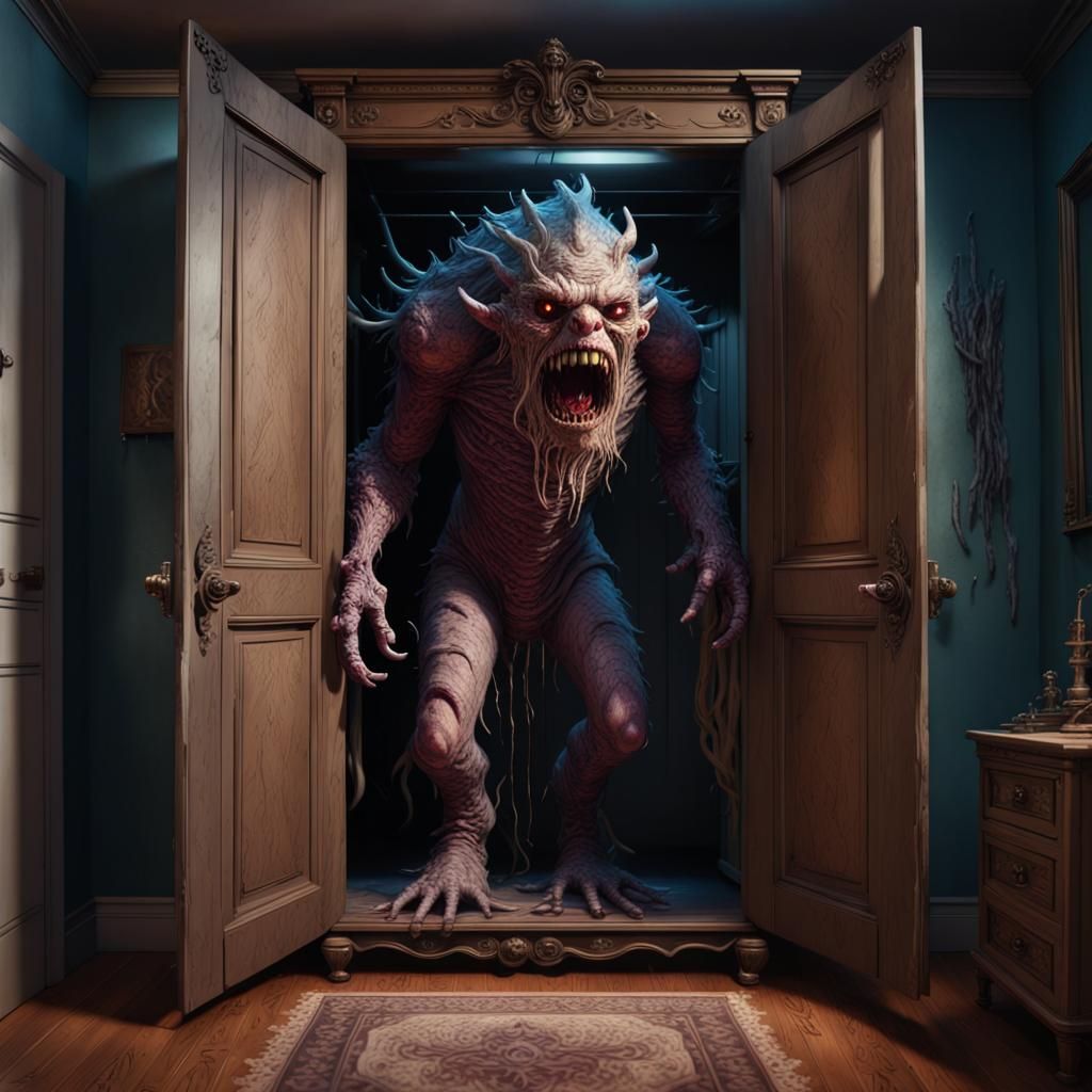 Monster Emerges: Detailed Matte Painting in 8K