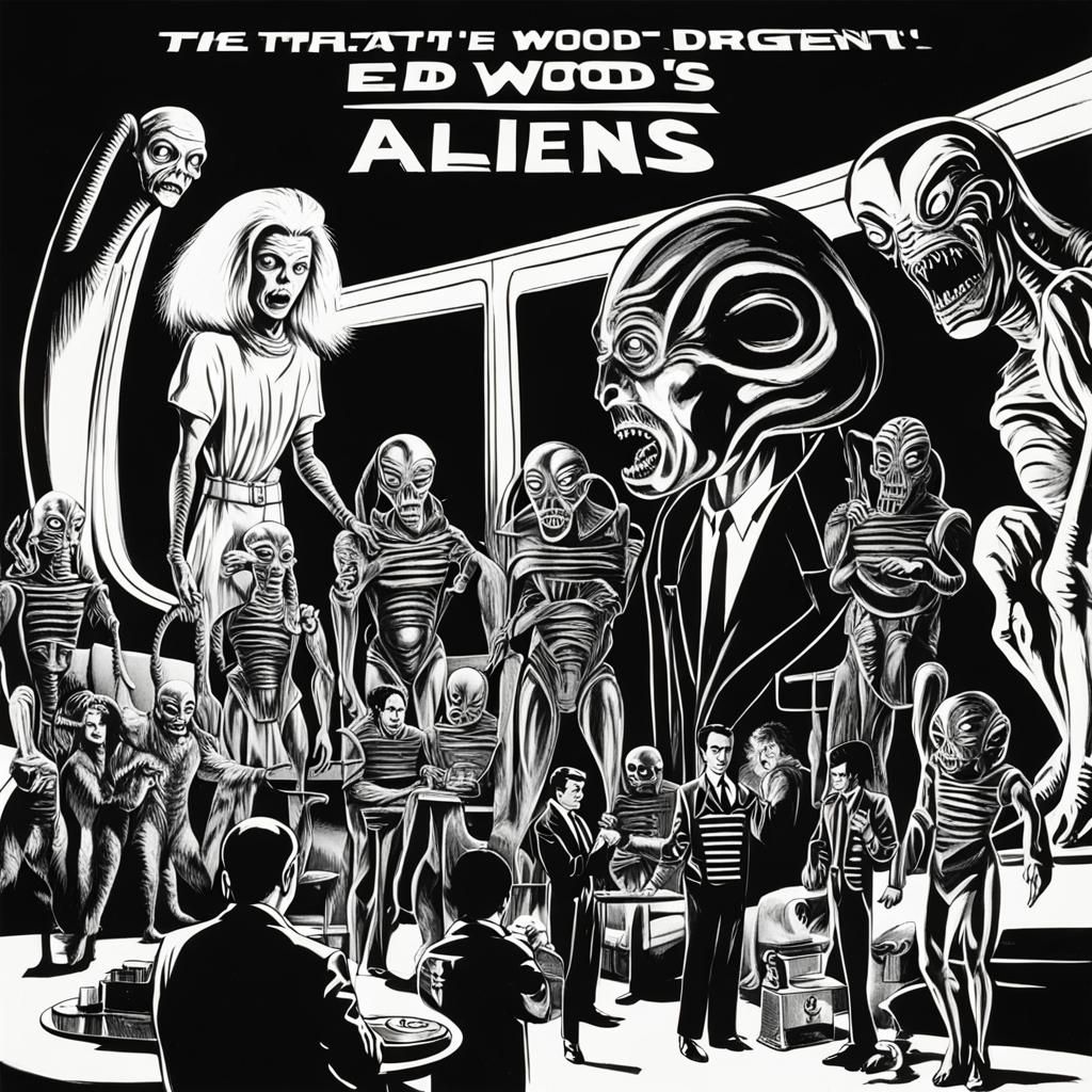 Ed Wood Style Alien Invasion