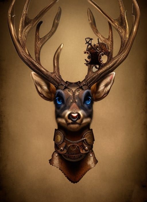 Steampunk deer