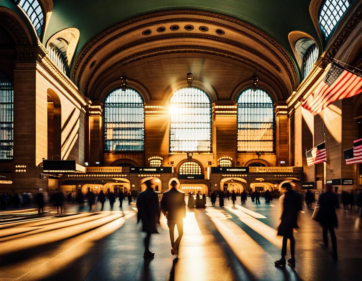 Golden Hour at New York Central Station
