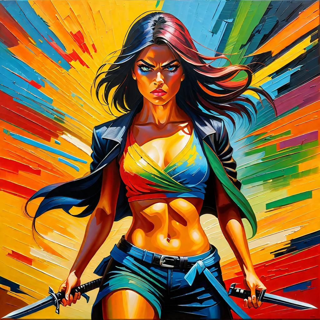 Female assassin (Mysterious XL v4)