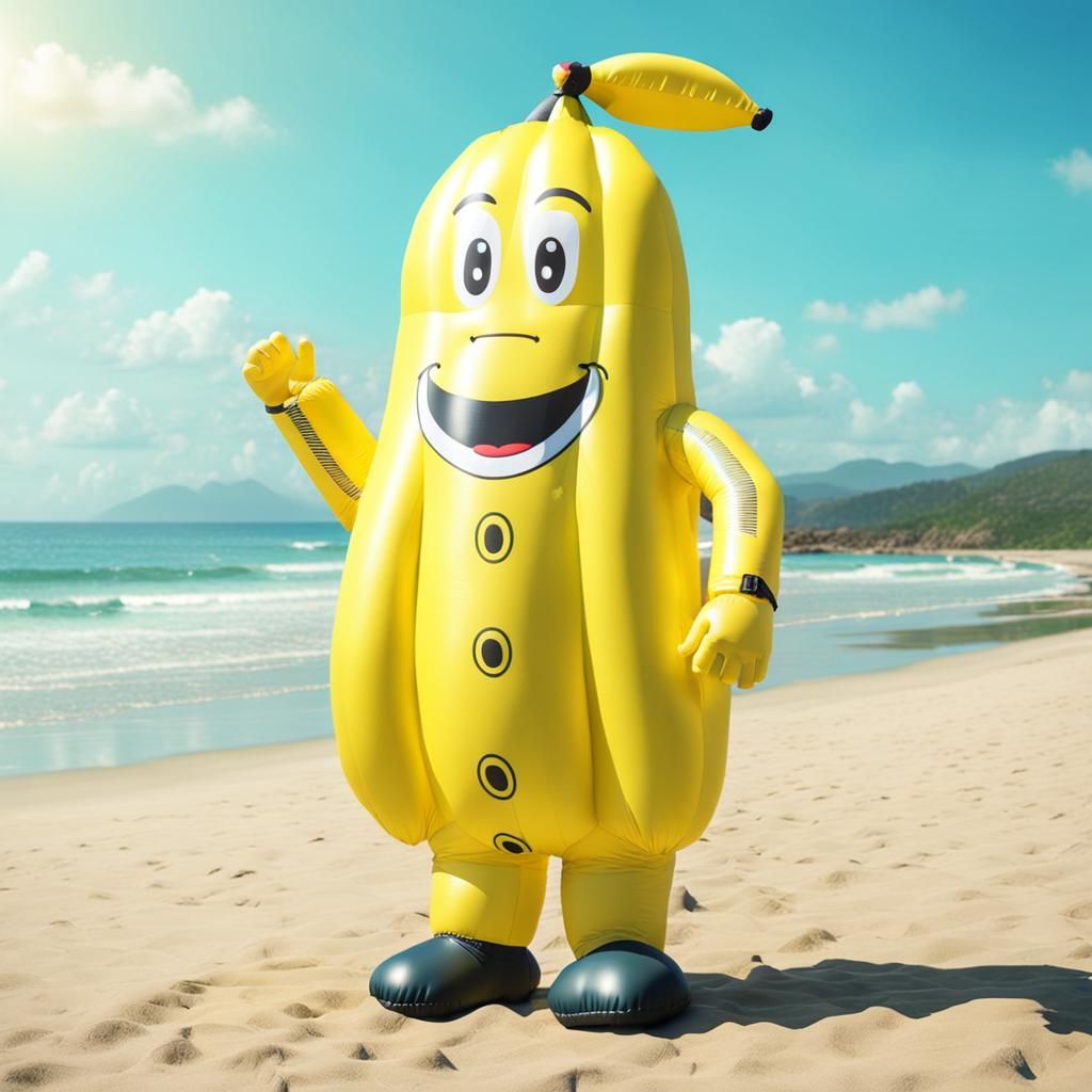 banana inflatable suit
