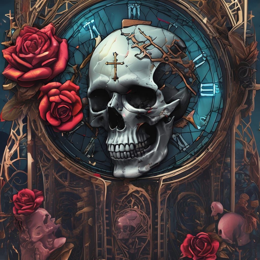 Dark Fantasy Tattoo Sleeve Concept Art