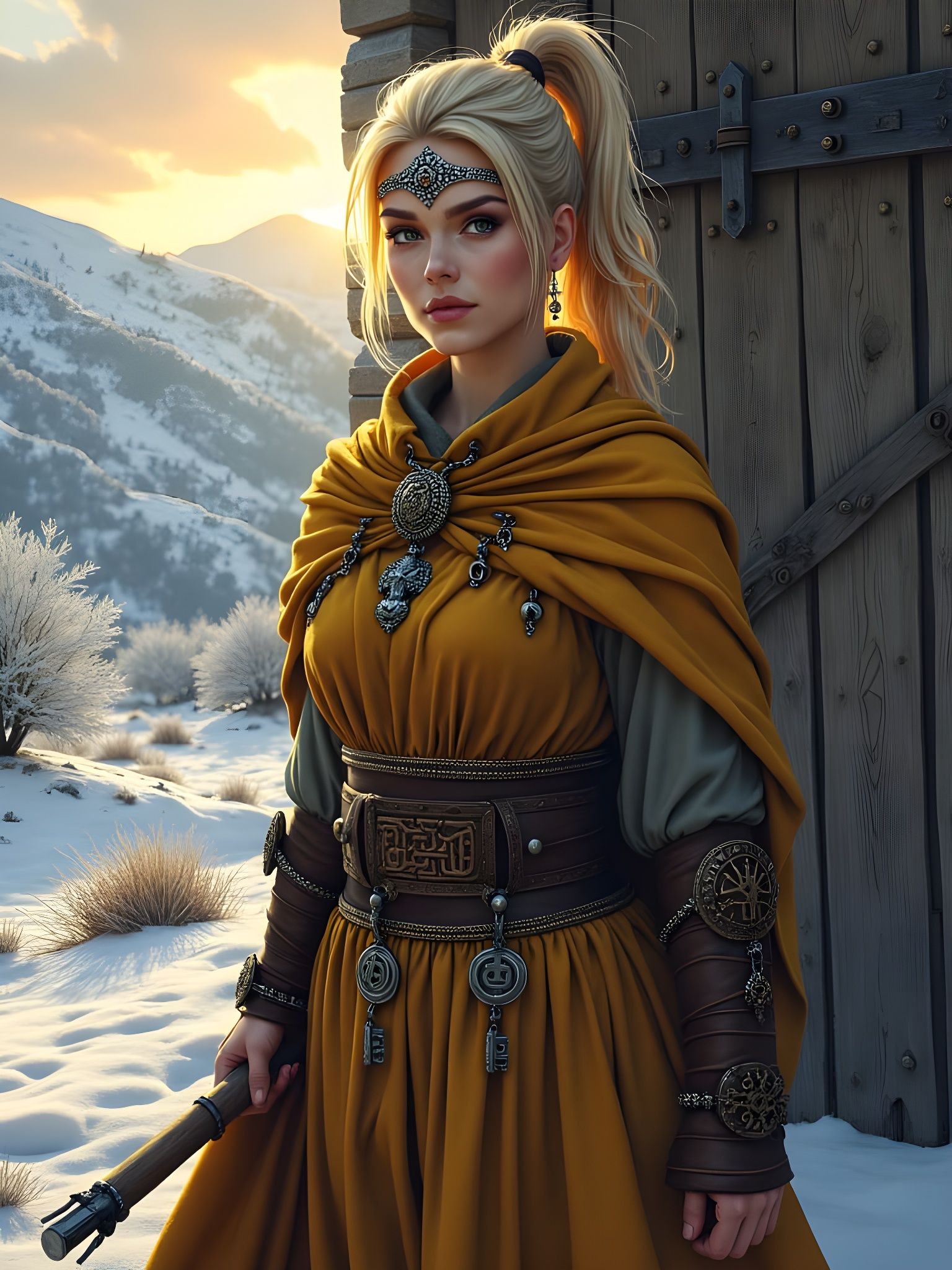 Goddess Syn, Gatekeeper of Norse Lore