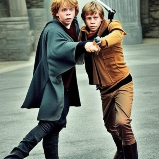 Merge Harry Potter and Luke Skywalker 01