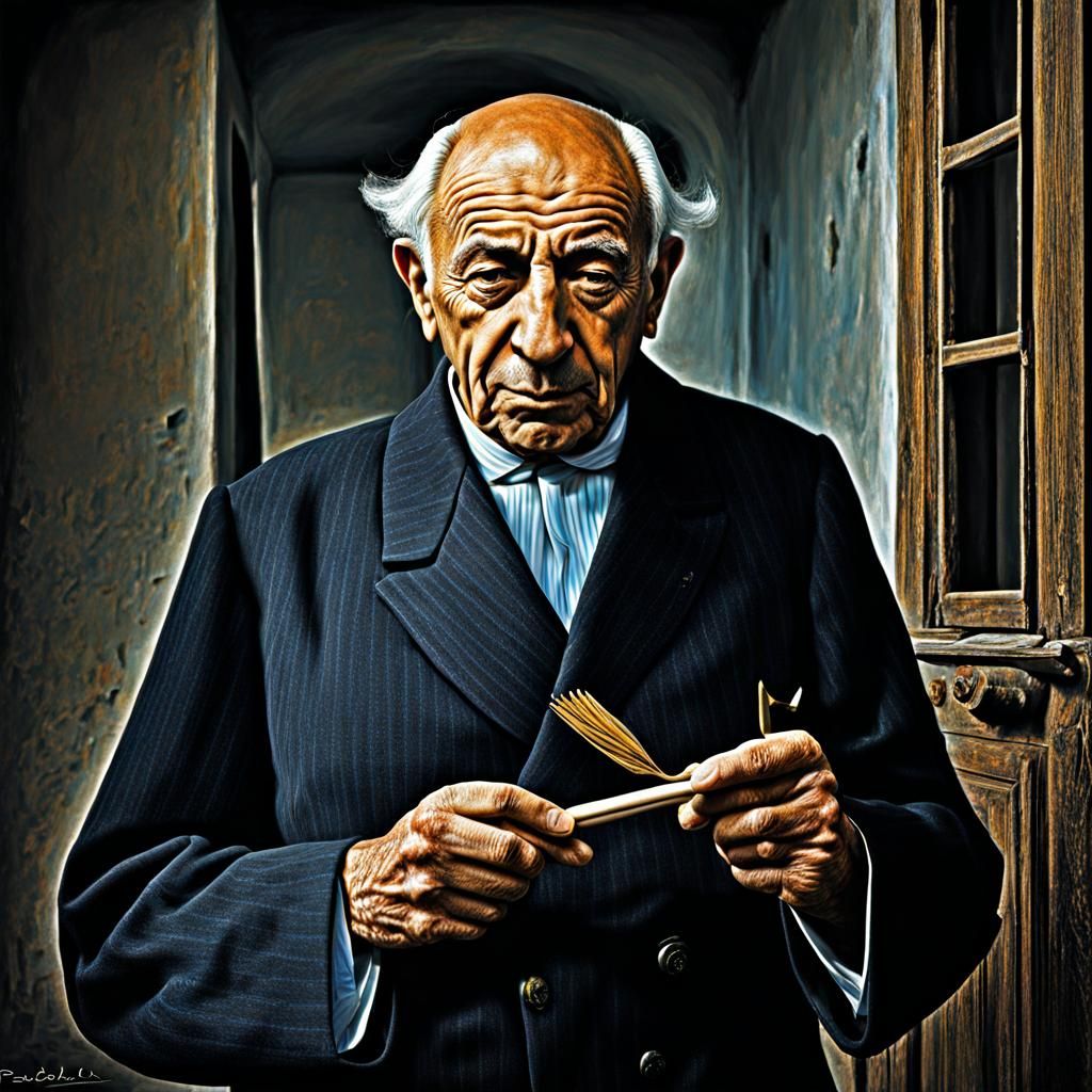 Surrealist Portrait Inspired by Picasso